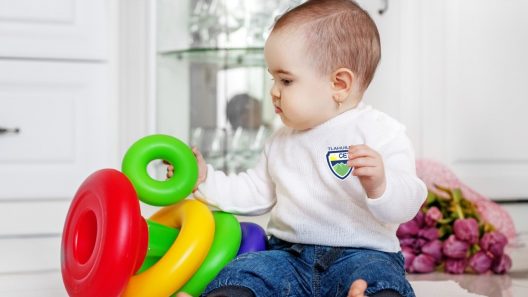 Niños en programa de estimulación temprana